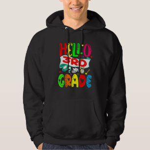 Hello 3rd Grade Niedlich School Things Matching St Hoodie