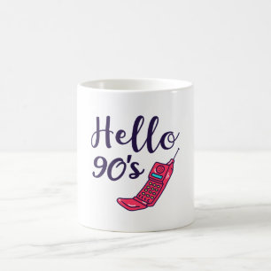 Hello 90s Handy Kaffeetasse