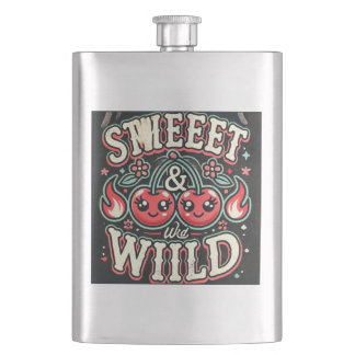 Hello April Classic Flask Flachmann