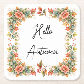 Hello Autumn – Aquarell Untersetzer