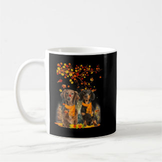 Hello Autumn Season Happy Thanksgiving Dachshund f Kaffeetasse