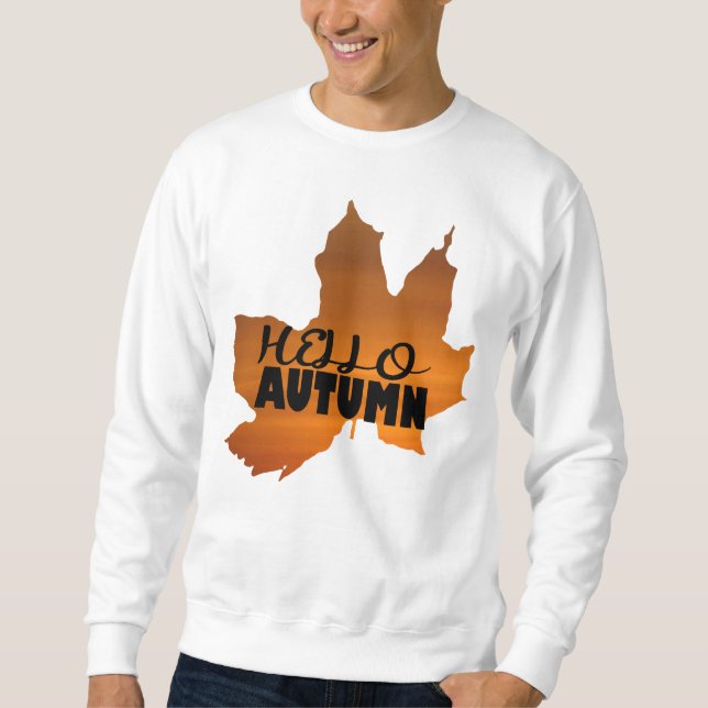 HELLO AUTUMN. SWEATSHIRT (Vorderseite)