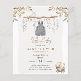 Hello Baby Boy Kleidung Boho Bohemisch Baby Dusche