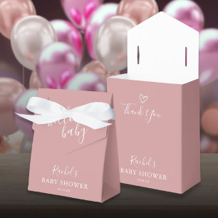 Hello Baby Dusche Niedlich Herzdusche Rose Pink Gi Geschenkschachtel
