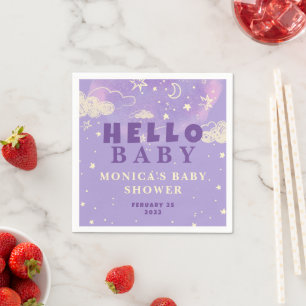 Hello Baby Lila Dream Baby Dusche Serviette