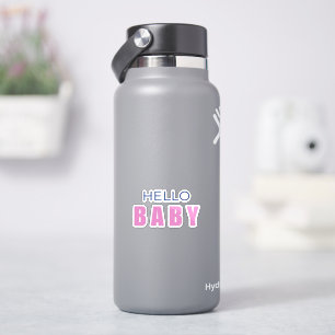 Hello Baby Shower Sticker