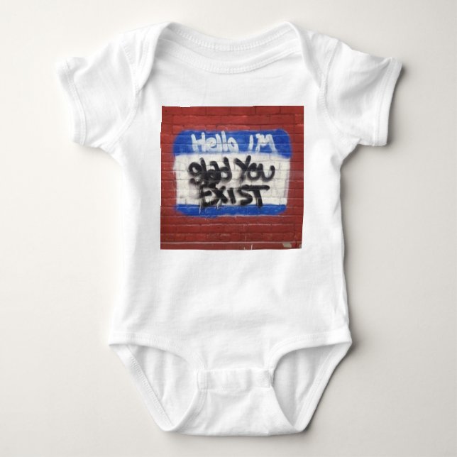 HELLO BABY STRAMPLER (Vorderseite)