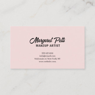 Hello Beautiful Minimalistisch Handwriting Calligr Visitenkarte