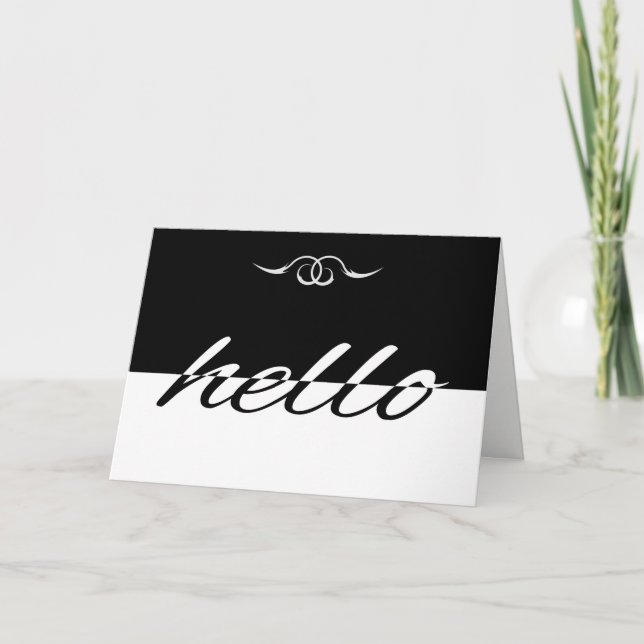 Hello Card Karte (Vorderseite)