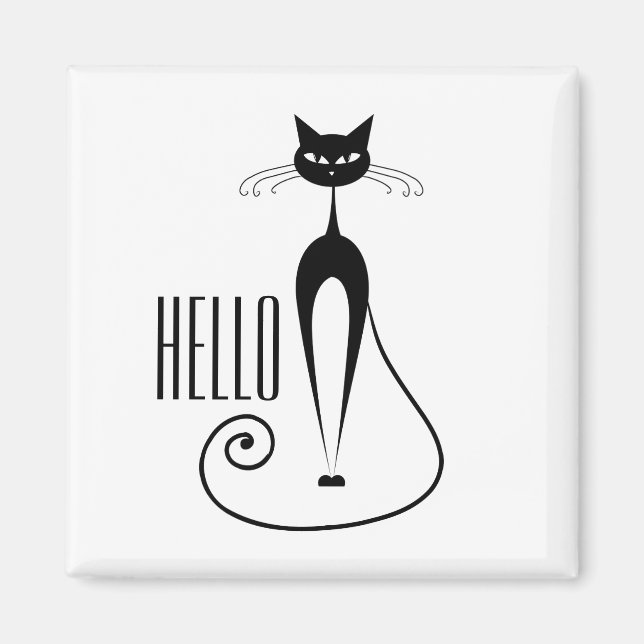 Hello Cat Magnet (Vorne)