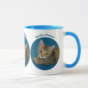 Hello cutie - cute kitten tasse