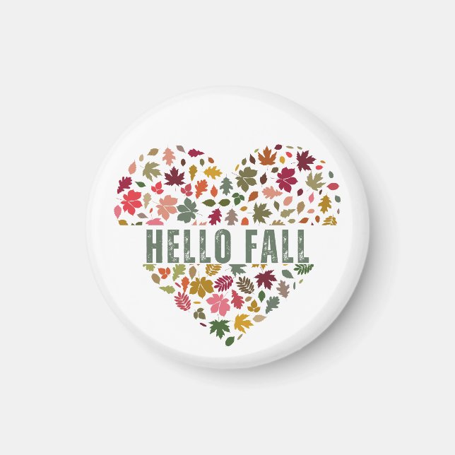 Hello Fall Art Magnet (Vorne)