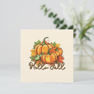 Hello Fall - Cosy Pumpkin Patch