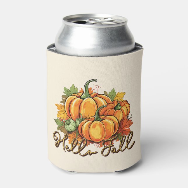 Hello Fall - Cosy Pumpkin Patch Dosenkühler (Kanne Vorderseite)