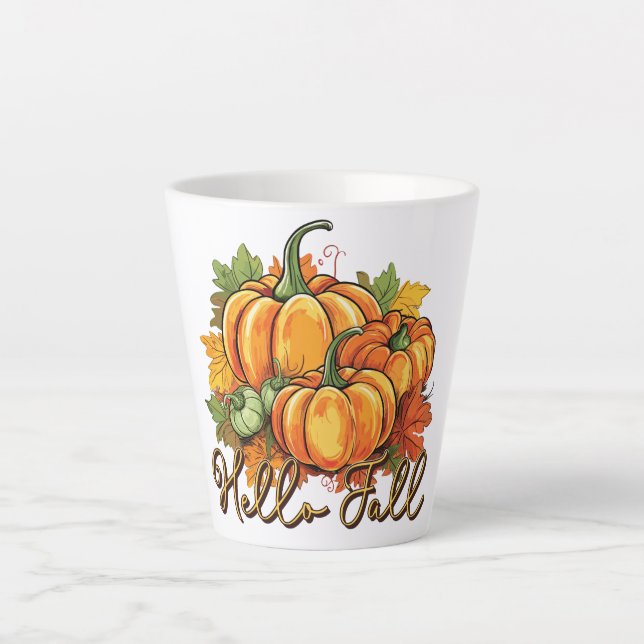 Hello Fall - Cosy Pumpkin Patch Milchtasse (Vorderseite)