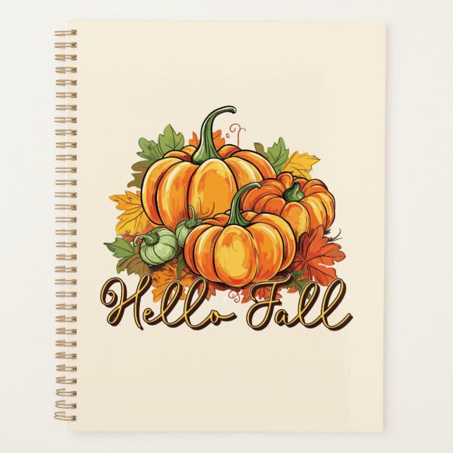 Hello Fall - Cosy Pumpkin Patch Planer (Vorderseite)