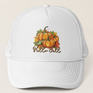 Hello Fall - Cosy Pumpkin Patch Truckerkappe