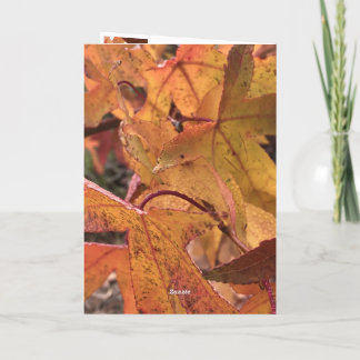 "Hello Fall!" Greeting Card Karte