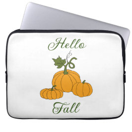 Hello Fall Minimalistisch Niedlich Laptopschutzhülle