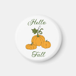 Hello Fall Minimalistisch Niedlich Magnet