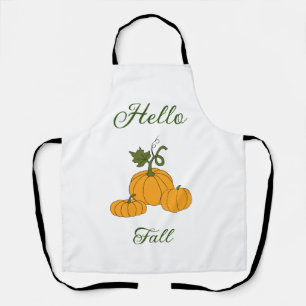 Hello Fall Minimalistisch Niedlich Schürze