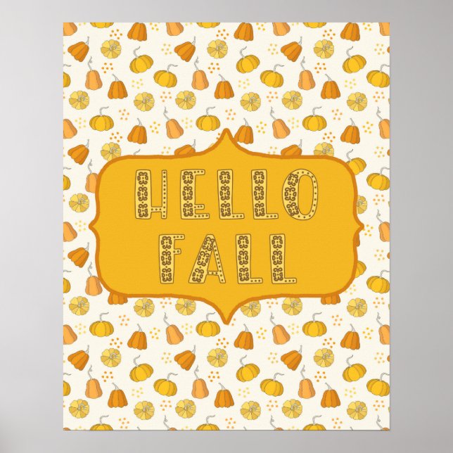 Hello Fall Poster (Vorne)