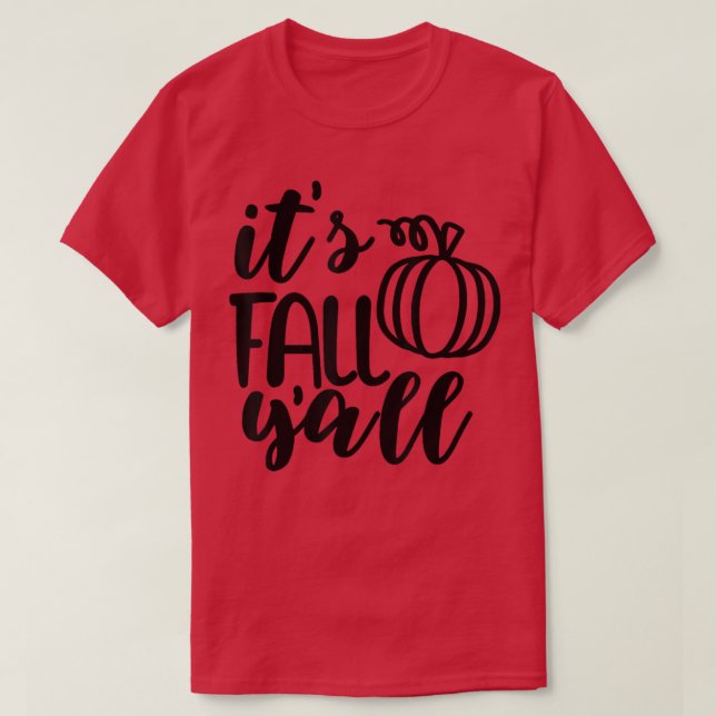 Hello Fall Pumpkin Liebe Herbst YAll Autumn Pumpki T-Shirt (Design vorne)