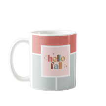 Hello Fall Retro Typografie Striped