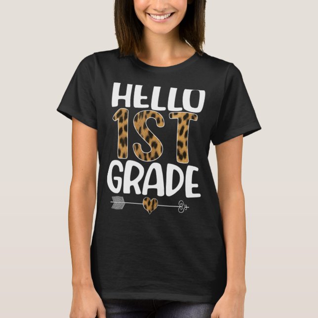 Hello First Grade T-Shirt (Vorderseite)
