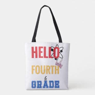 Hello Fourth Grade Zurück zur Schule 2021 Tasche