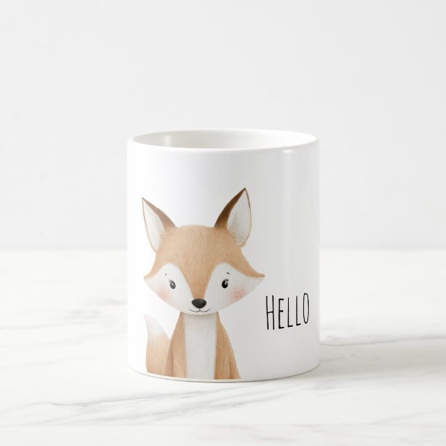 Hello Fox Kaffeetasse (Mittel)