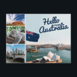 Hello From Australia Postcard Postkarte<br><div class="desc">Hallo aus Australien</div>