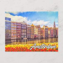 Hello From Beautiful Amsterdam, Niederlande Postkarte