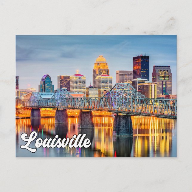 Hello From Louisville, Kentucky, USA Postkarte (Vorderseite)