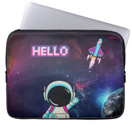 "Hello from Space" Laptopschutzhülle