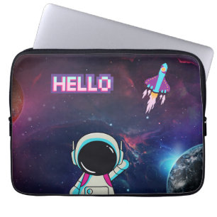 "Hello from Space" Laptopschutzhülle