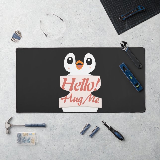 Hello! Hug Me - penguin costume personalization (Poste de travail)