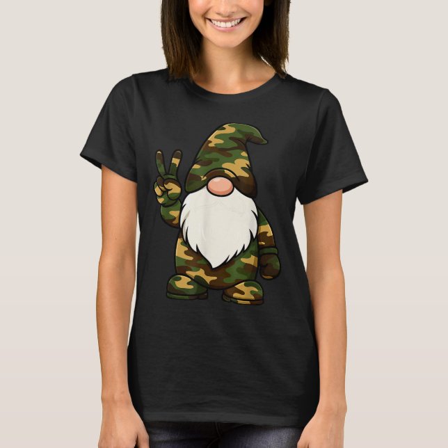 Hello Hunting Season Christmas Camouflage Camo Gno T-Shirt (Vorderseite)