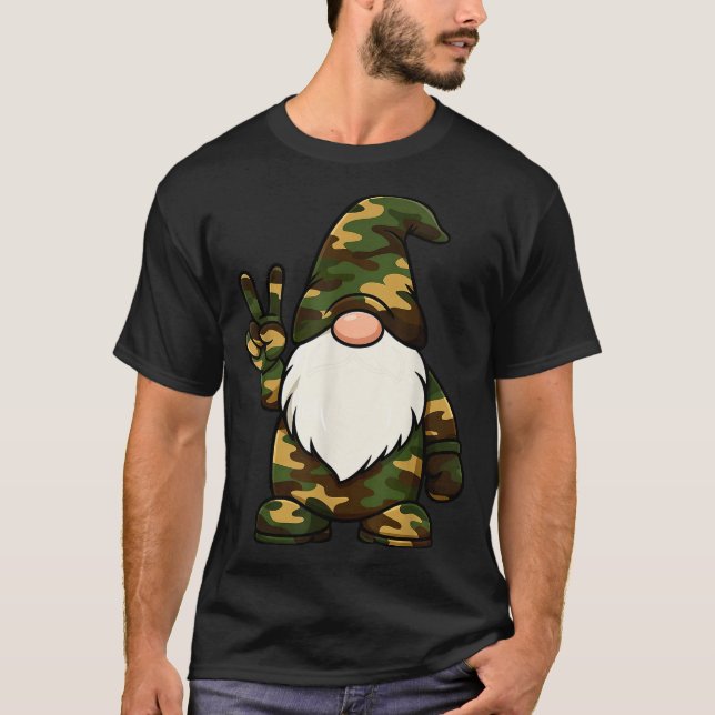 Hello Hunting Season Christmas Camouflage Camo Gno T-Shirt (Vorderseite)
