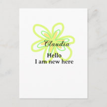 Hello I am new here name yellow green flower kids