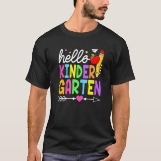 Hello Kindergarten Back To School First Day Kids B T-Shirt