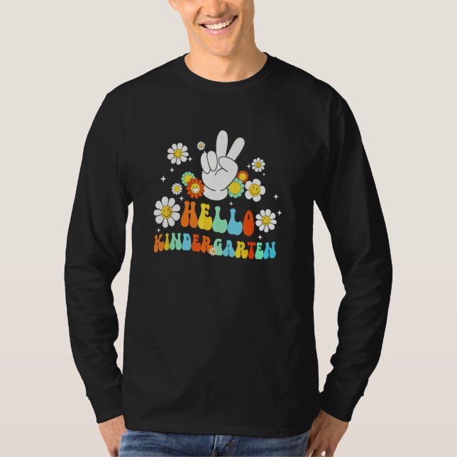 Hello Kindergarten Back To School Kindergarten Tea T-Shirt (Vorderseite)