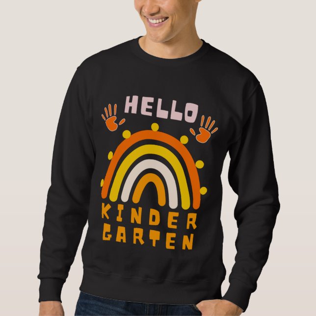 HELLO KINDERGARTEN - COOLER RAINBOW SWEATSHIRT (Vorderseite)