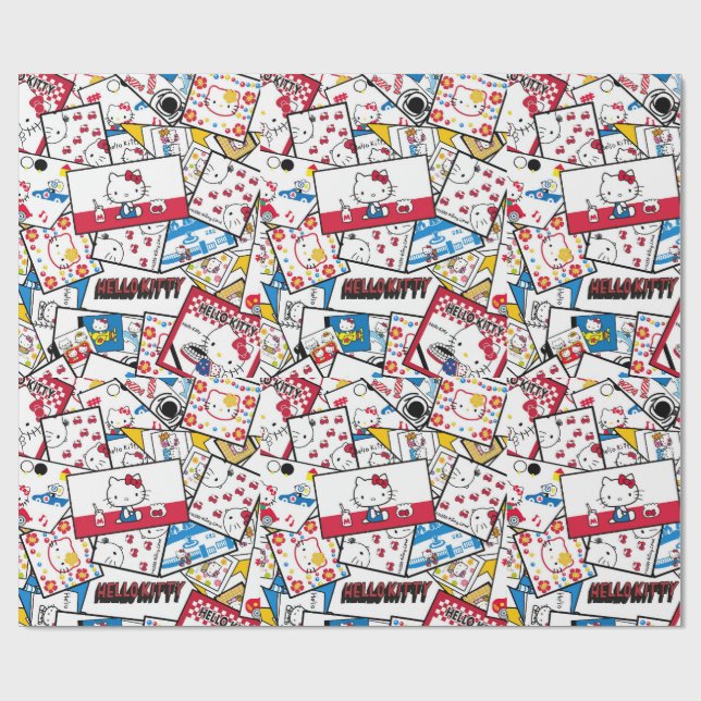 Hello Kitty Geschenkpapier (Flach)