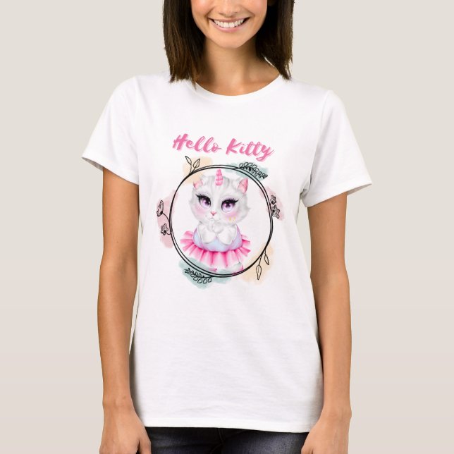 Hello Kitty Unicorn Women's T - Shirt (Vorderseite)