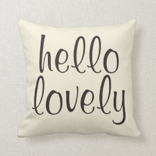 Hello Lovely Coussin