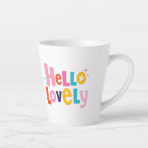 Hello Lovey Latte Tasse
