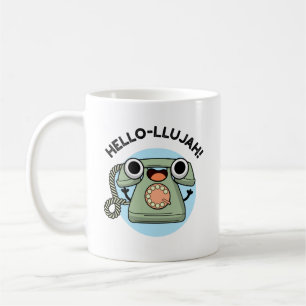 Hello-lujah Funny Telefone Pun Kaffeetasse
