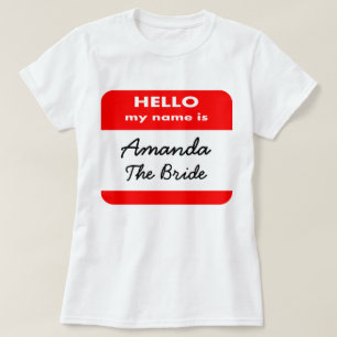 HELLO MEIN NAME IST T SHIRT, FÜGEN SIE UNSEREN FUN T-Shirt