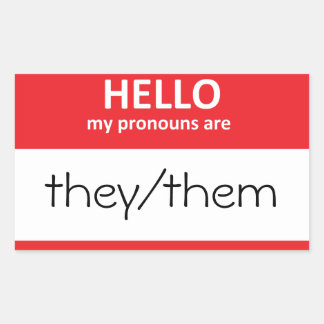 HELLO meine Aussprache sind sie/sie Aufkleber